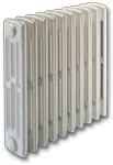 Radiateur en fonte à colonnes, de ceux que nous décapons