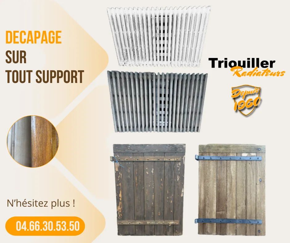 Décapage — réalisation de l'atelier Triouiller n°1