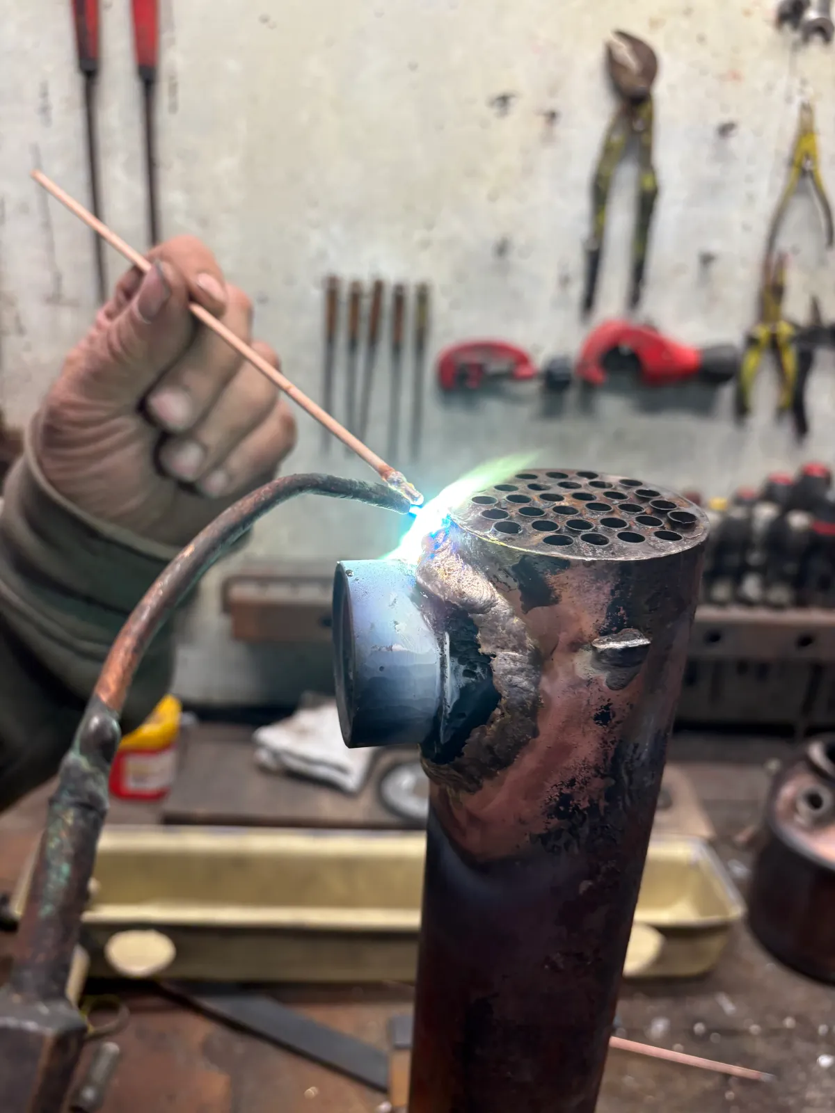 Radiateur — réalisation de l'atelier Triouiller n°1